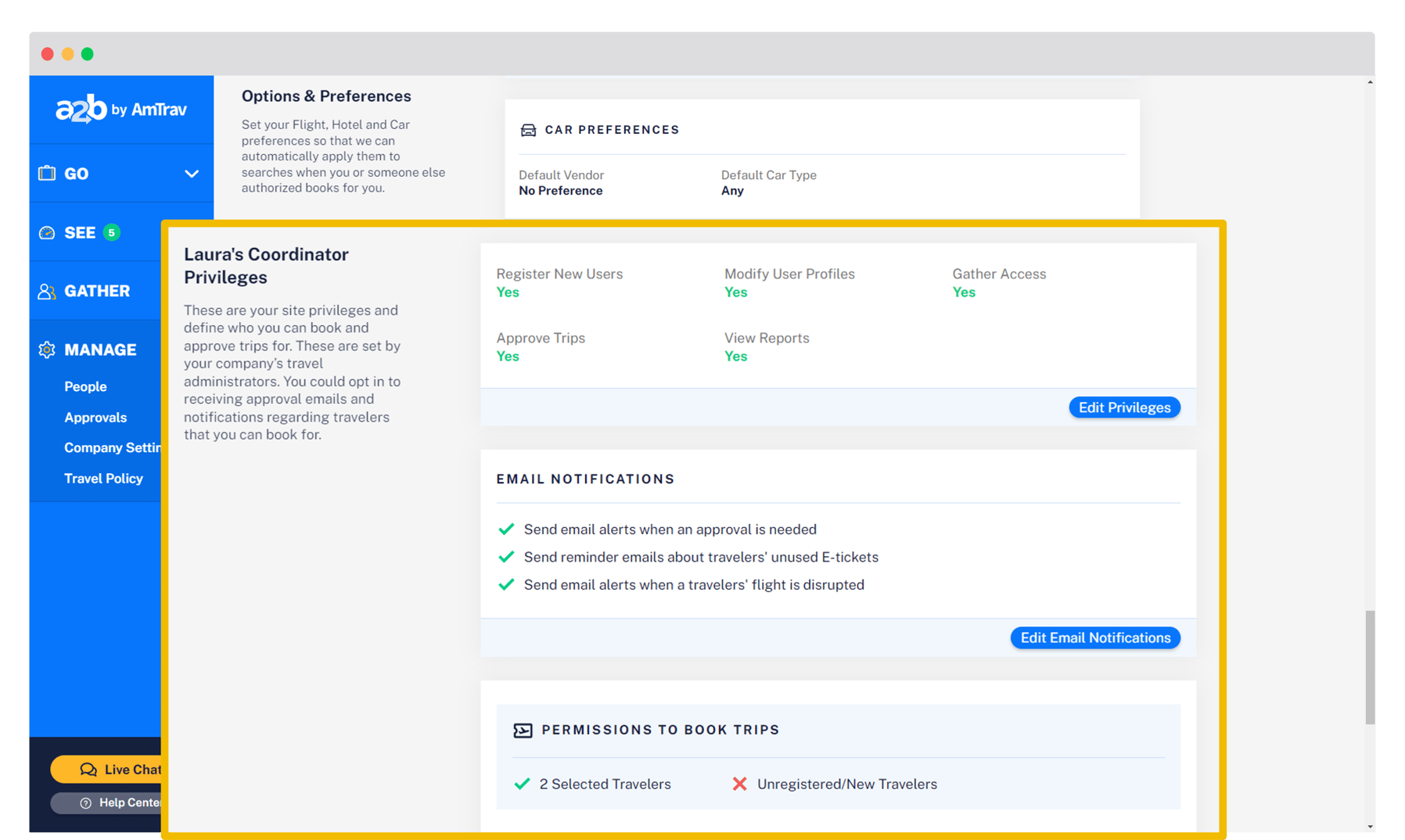 What's the difference between an AmTrav Administrator, a Coordinator and a Traveler?